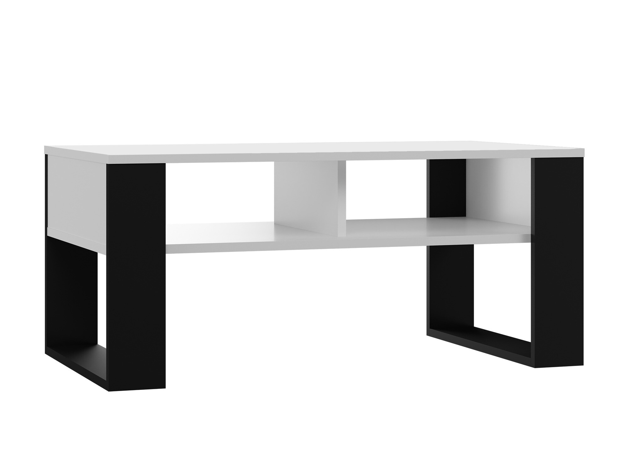 Coffee table Mandeville 209 (White + Black)