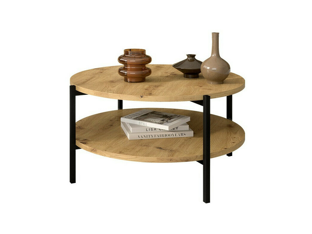 Coffee table Providence 181 (Artisan oak + Black)