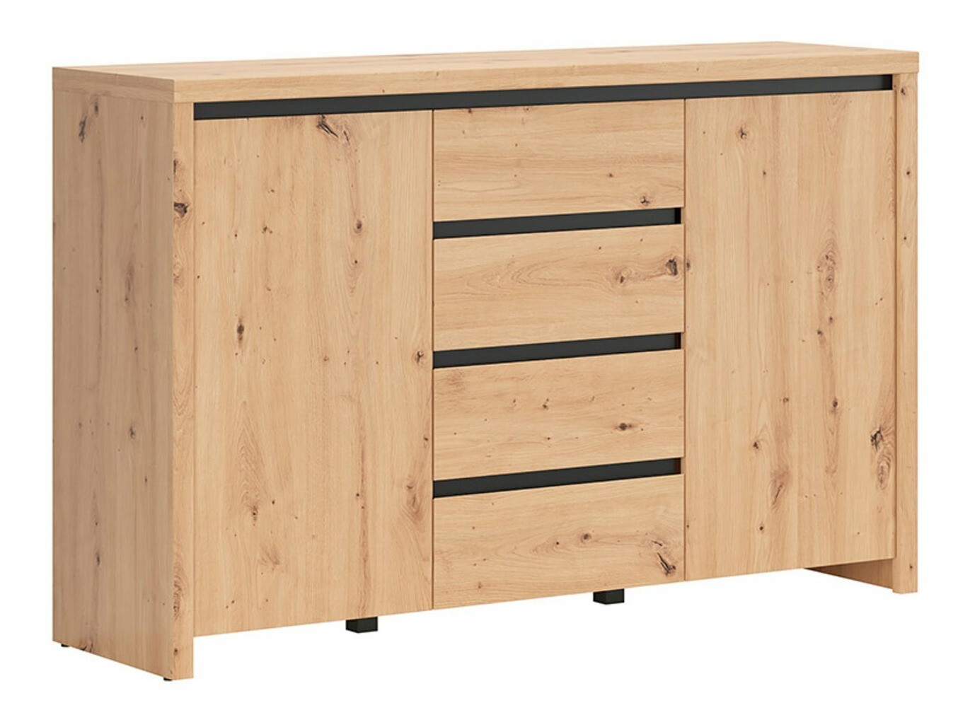 Chest of drawers Nolcire 102 (Artisan oak)