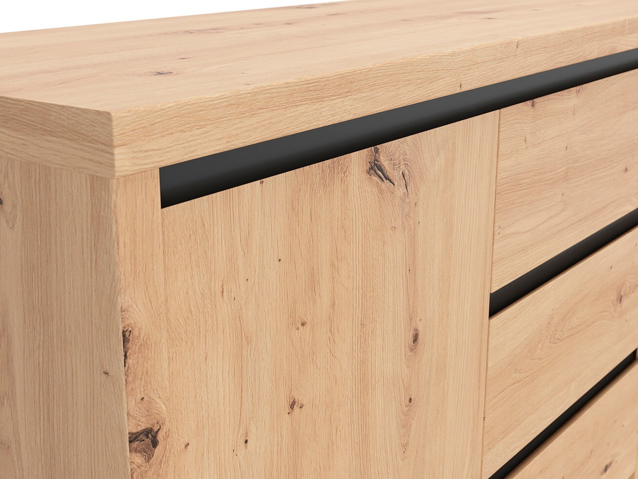 Chest of drawers Nolcire 102 (Artisan oak)