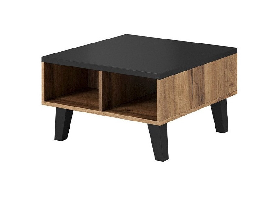 Coffee table Larfloi 100 (Wotan Oak + Black)