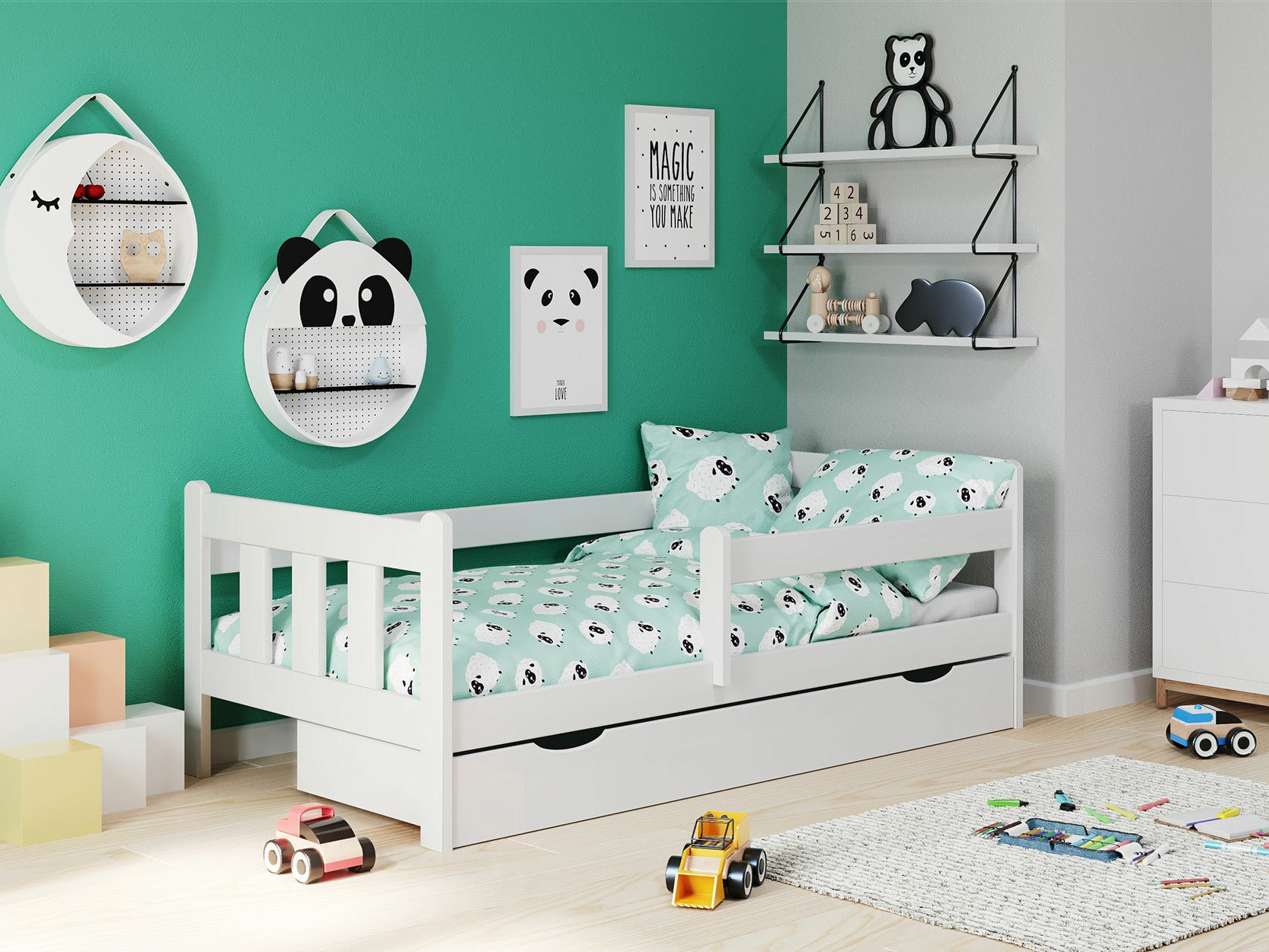 Bed Houston 889 (White)