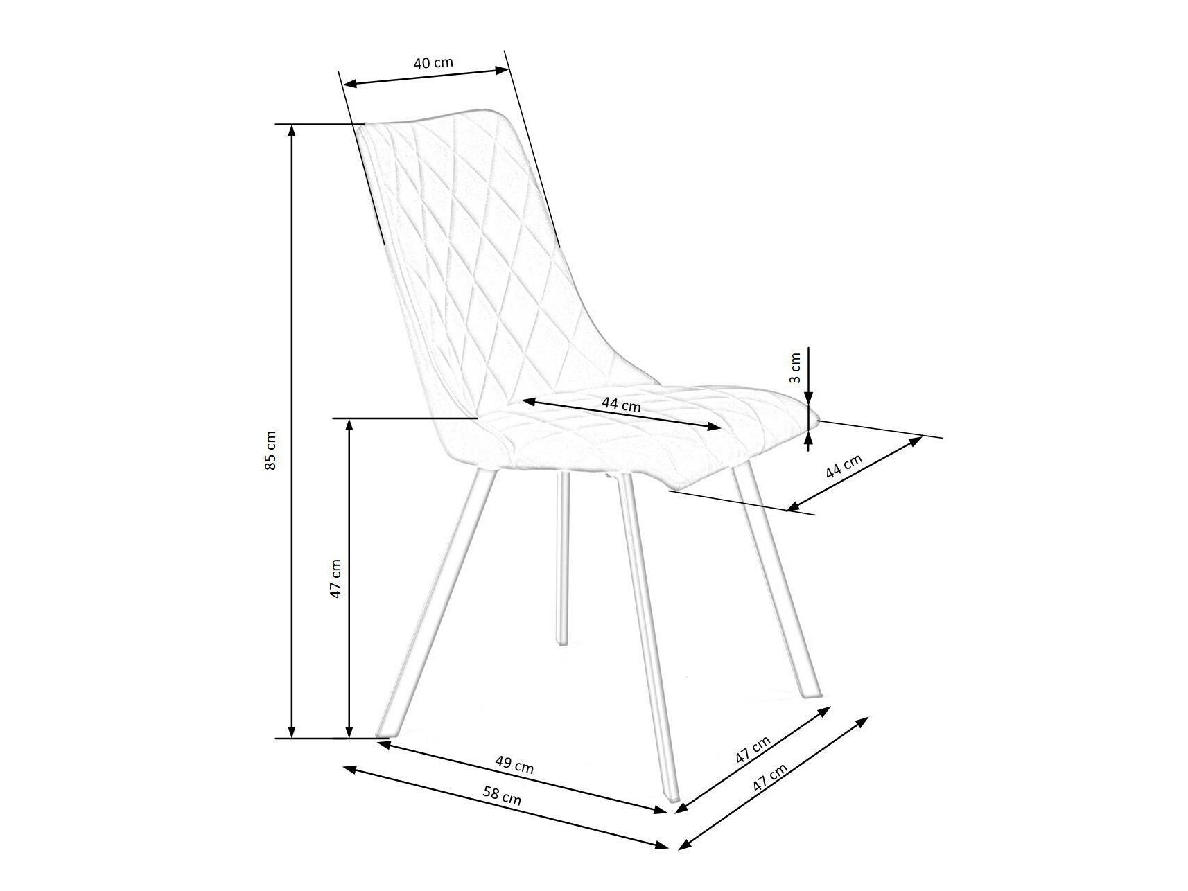 Chair Houston 1233 (Yellow)