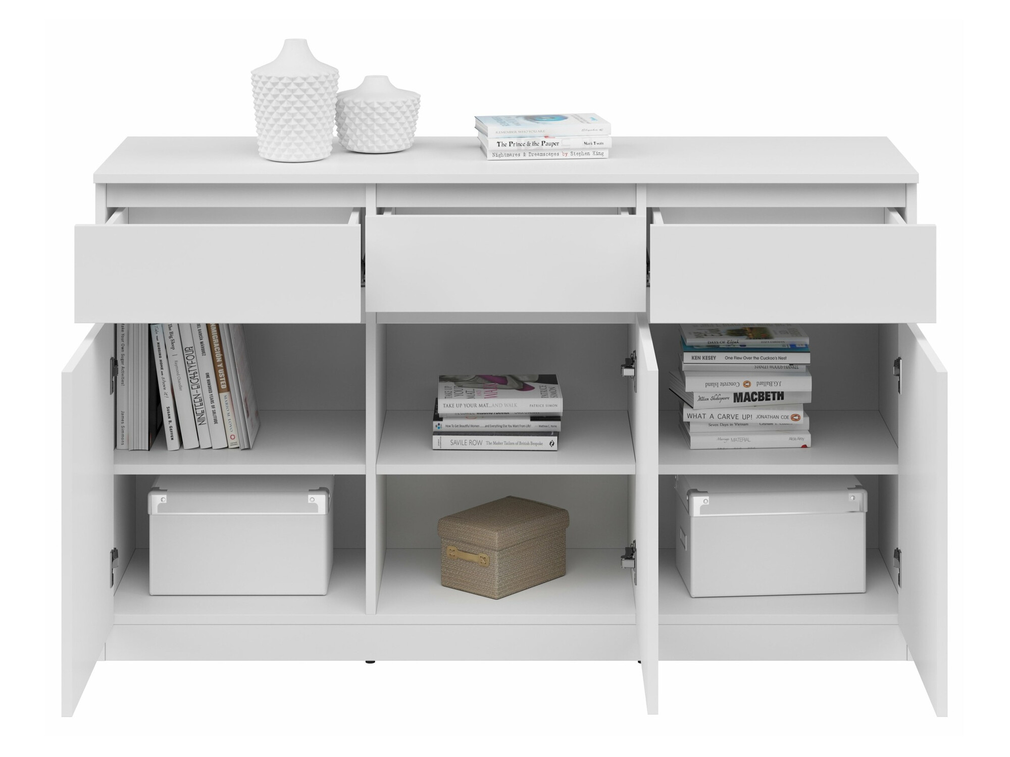 Chest of drawers Nolalo 100 (White)