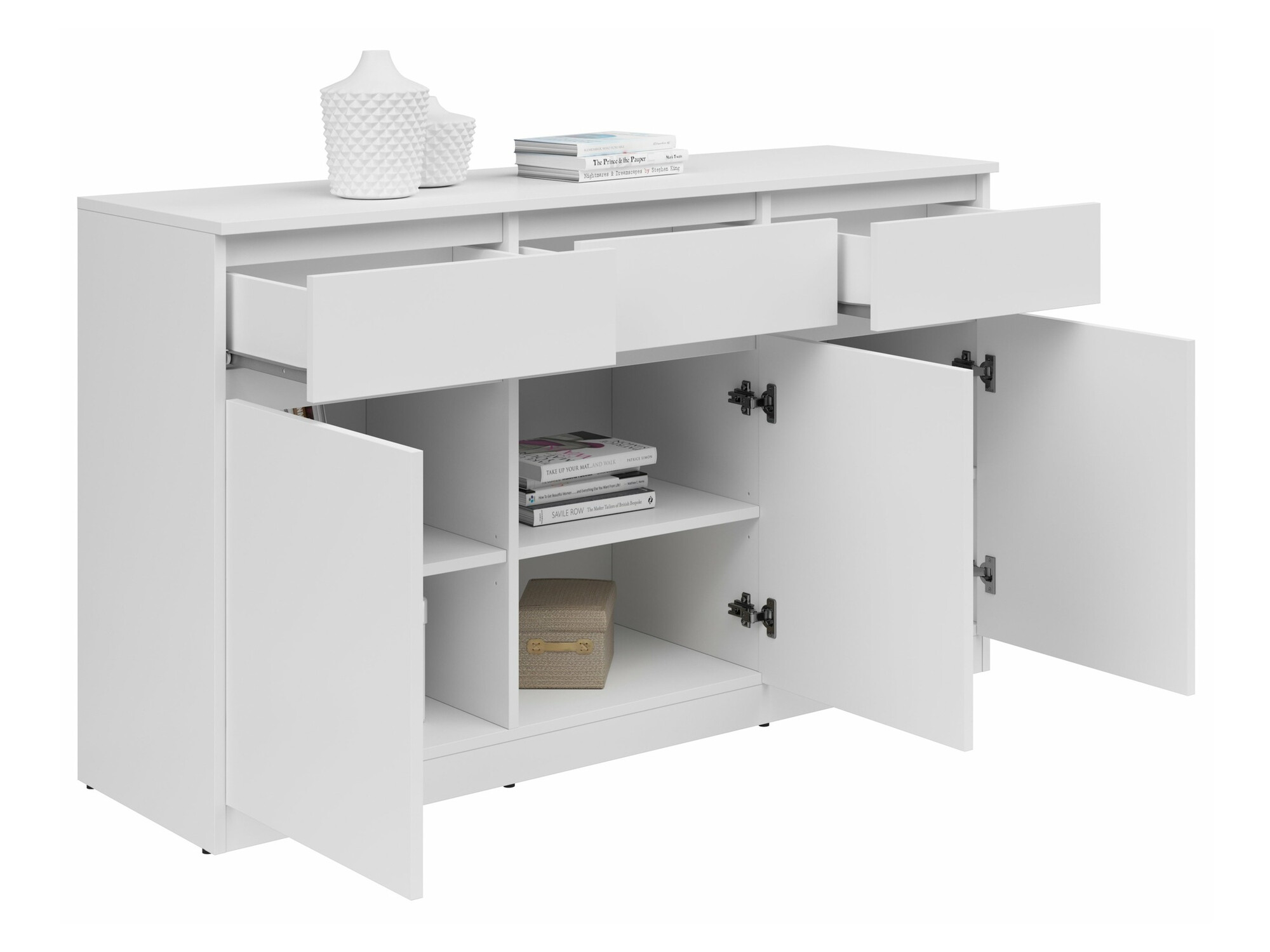Chest of drawers Nolalo 100 (White)