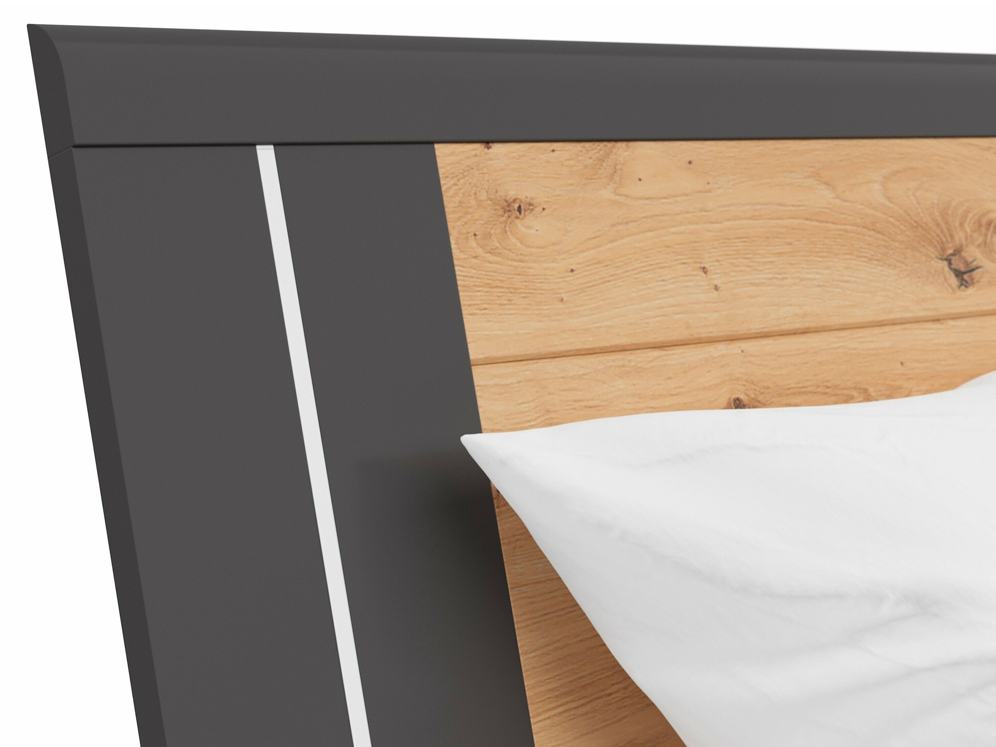 Bed Nolalo 103 (Artisan oak + Graphite)