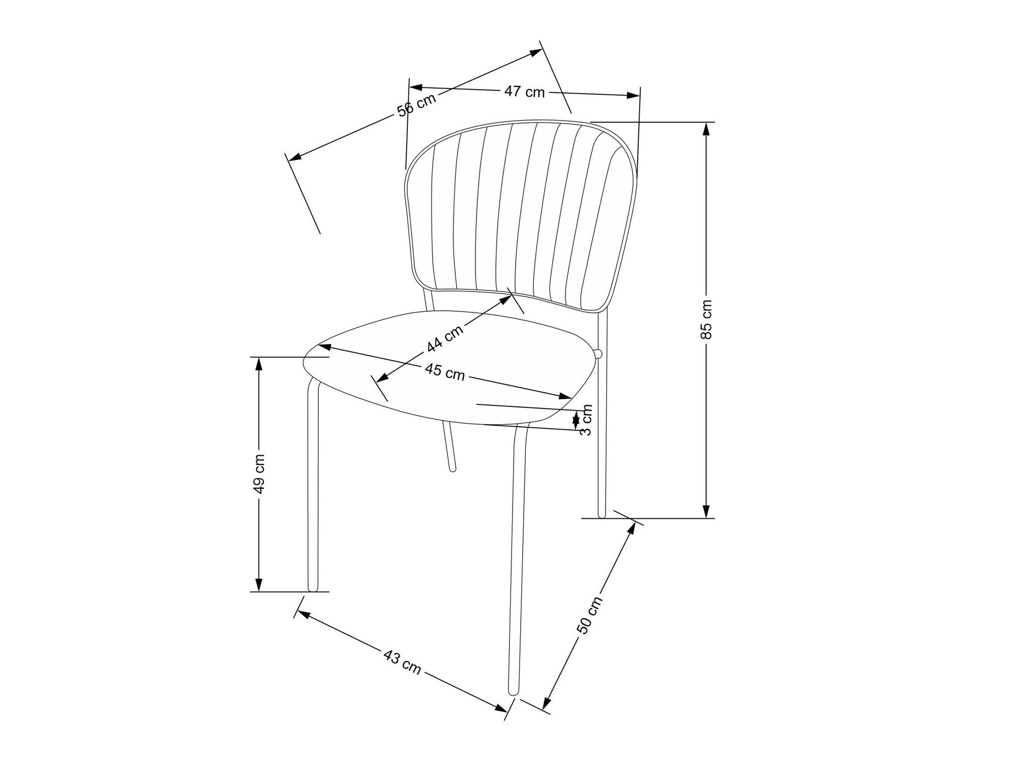 Chair Houston 1640 (Beige)