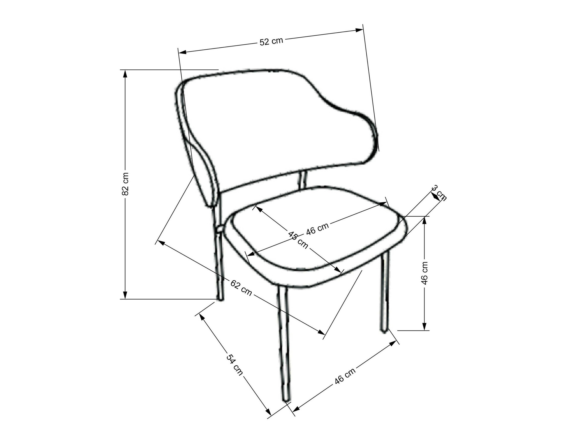 Chair Houston 1641 (Grey)