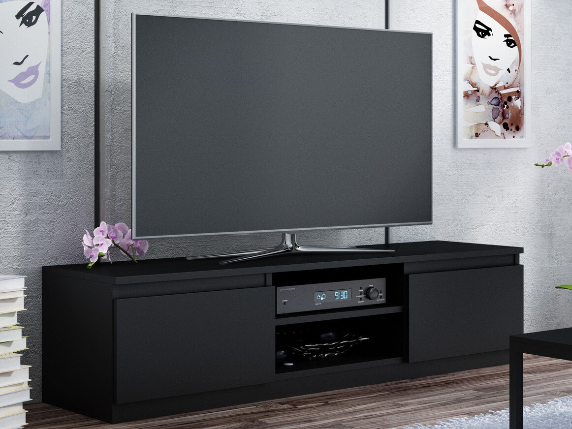 TV stand Elbvelu 125 (Black)