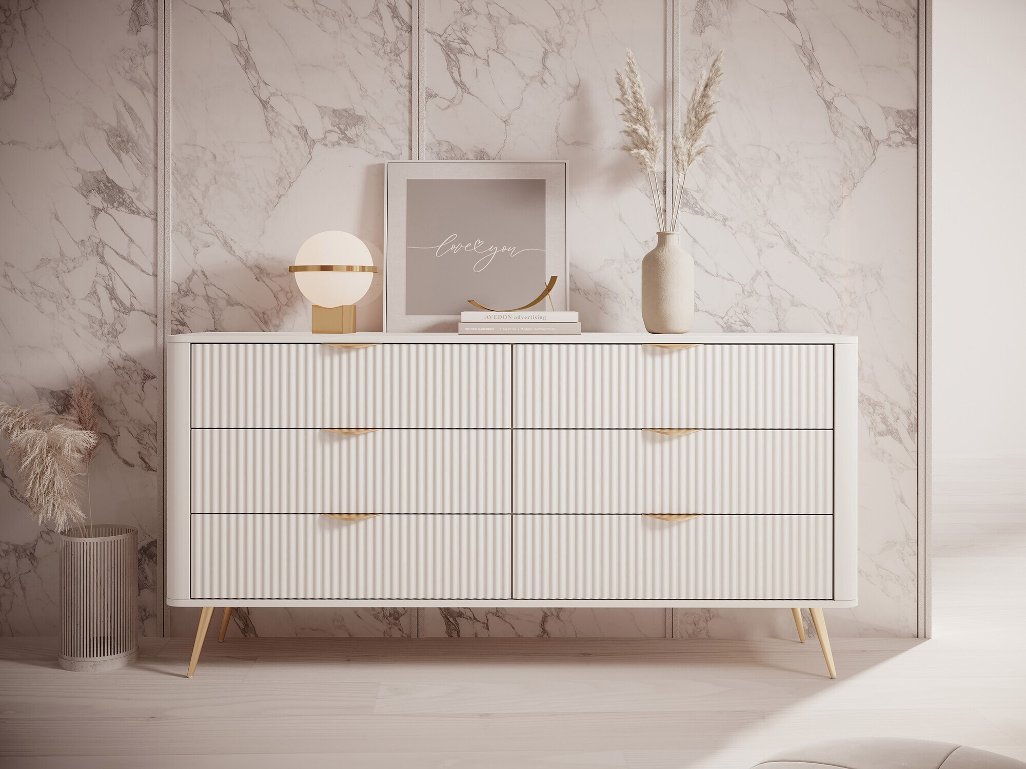 Chest of drawers Versoe 102 (Beige)