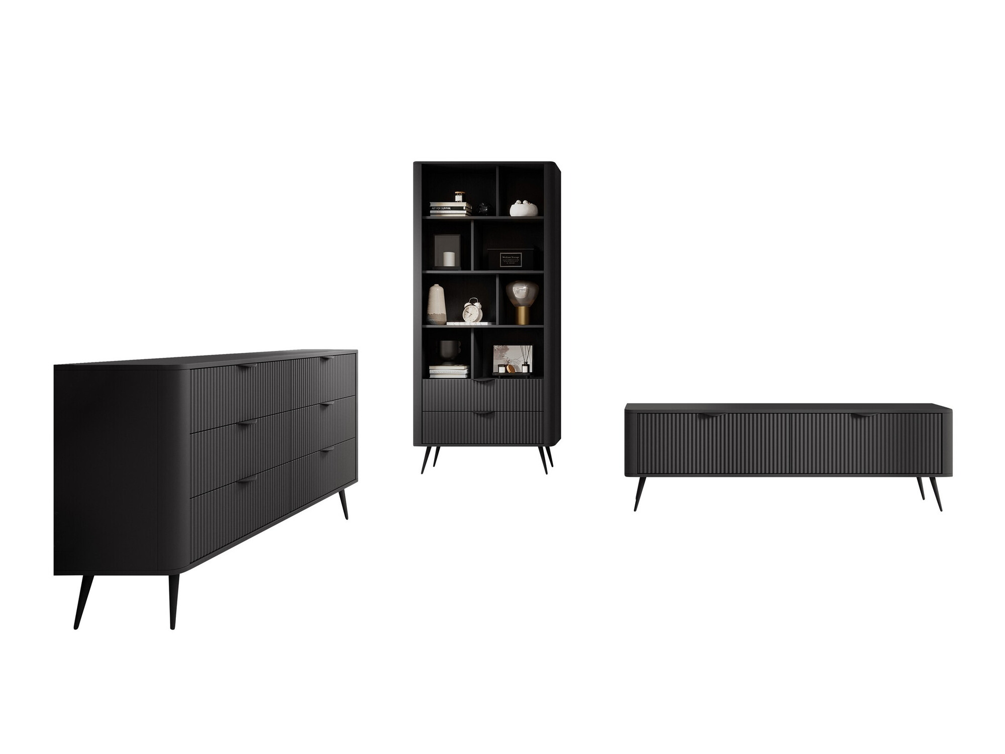 Living room set Lectum II (Graphite)