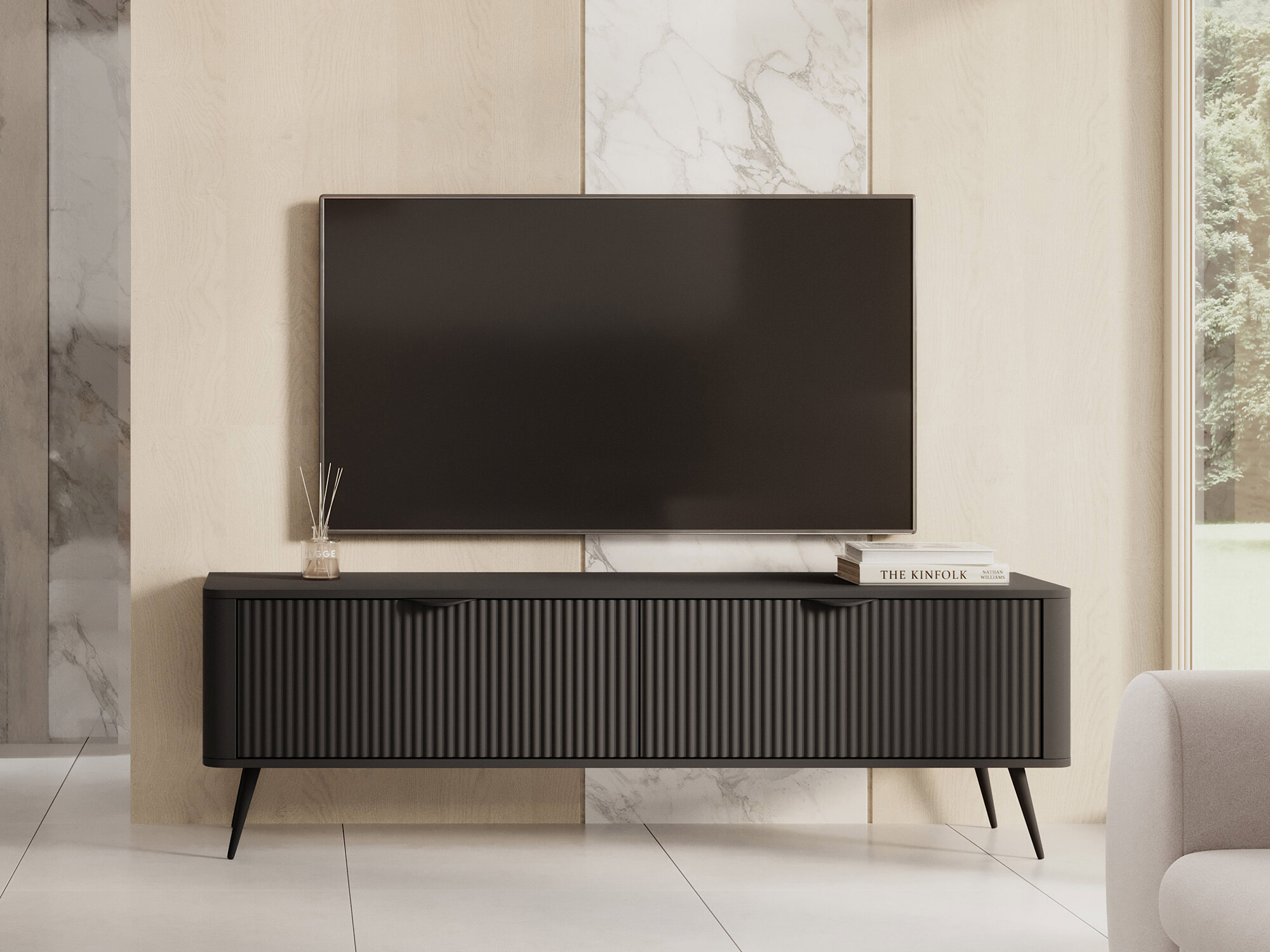 TV stand Versoe 104 (Graphite)