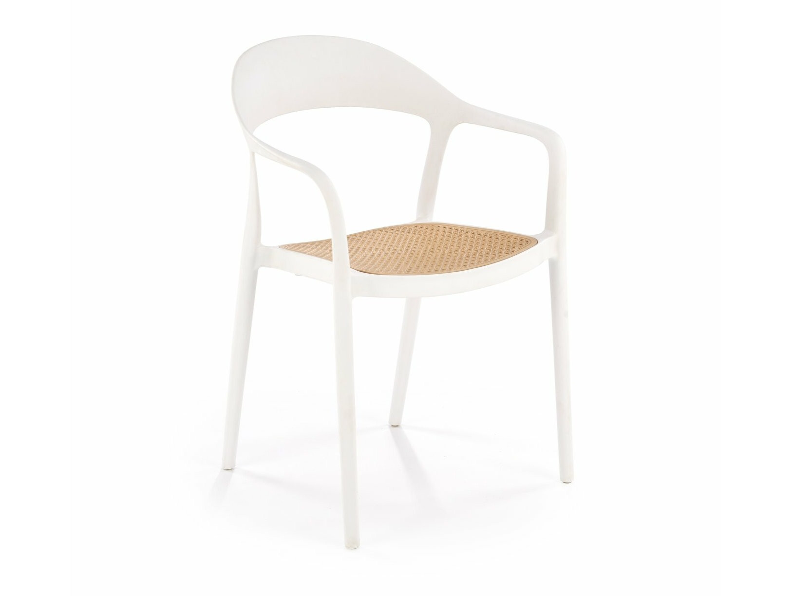 Chair Houston 1673 (White + Light brown)