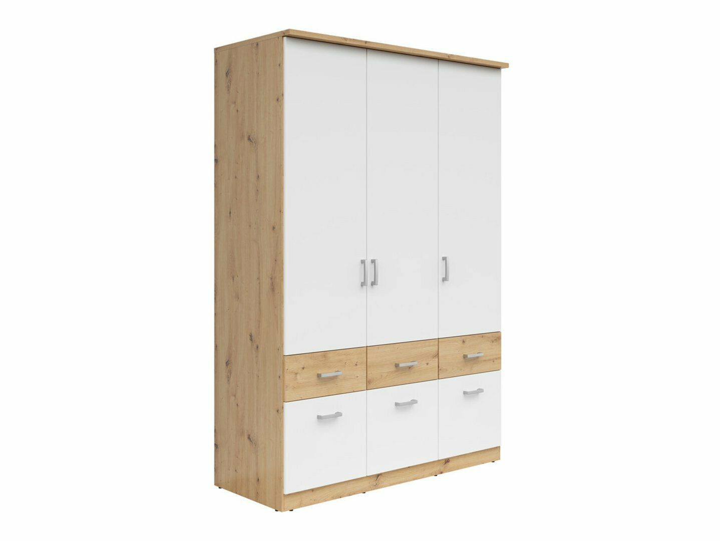 Wardrobe Boston 534 (Artisan oak + White)