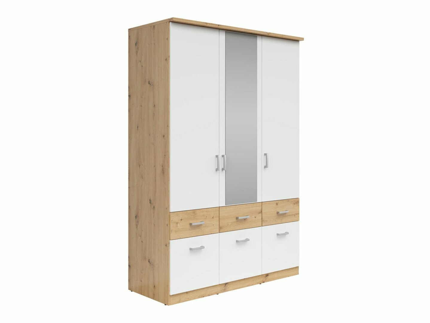 Wardrobe Boston 534 (Artisan oak + White)