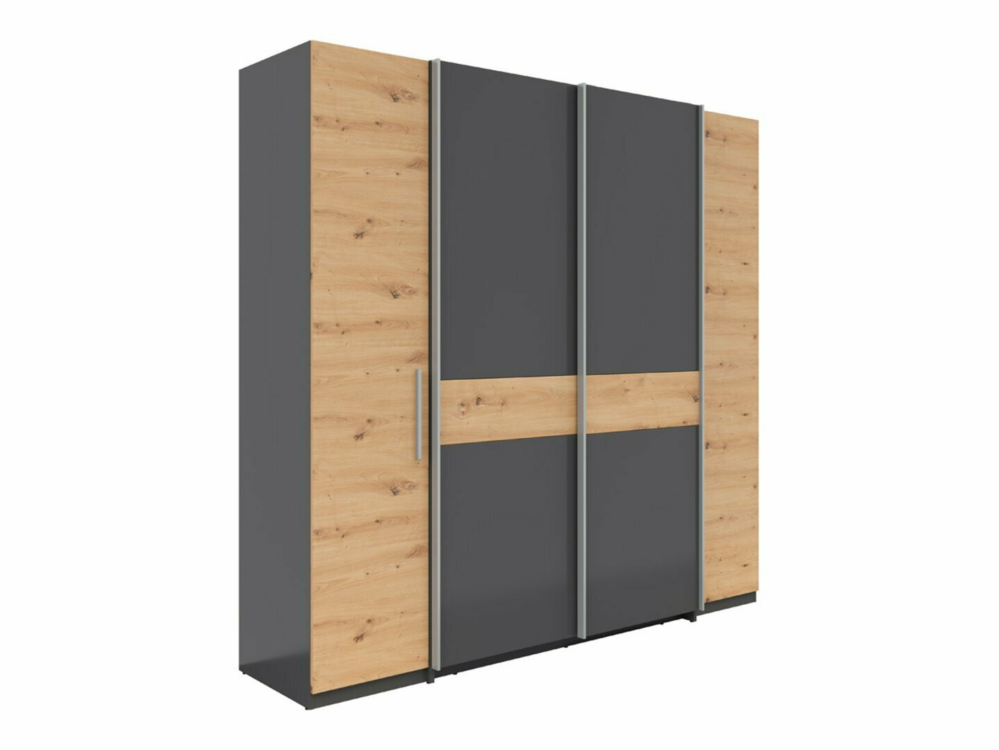 Wardrobe Boston 541 (Artisan oak + Graphite)