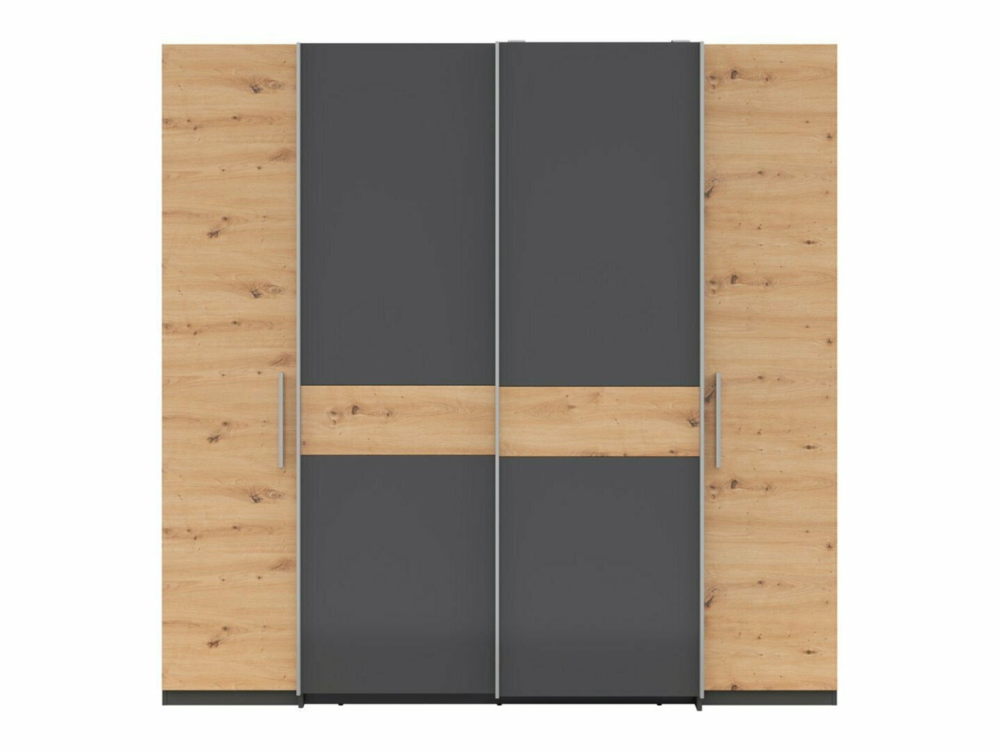 Wardrobe Boston 541 (Artisan oak + Graphite)