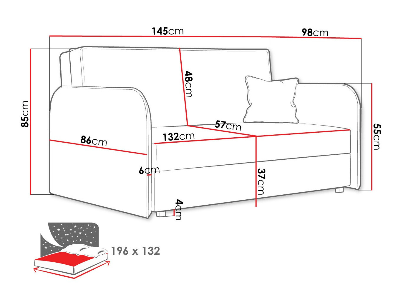 Sofa bed Lirael III (Again 06)