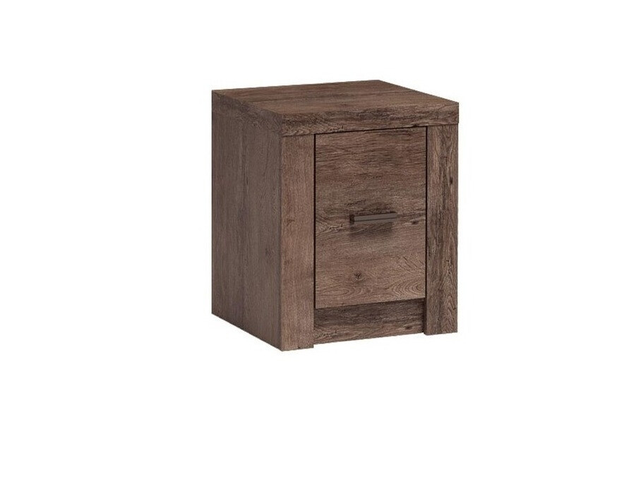 Bedside table Serfeno 118 (Dark ash)