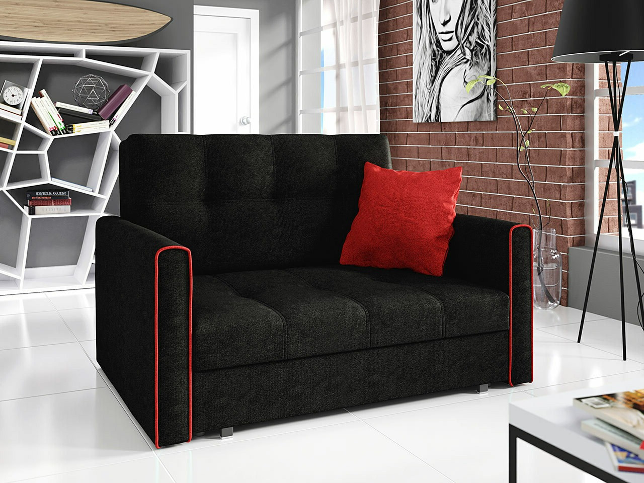 Sofa bed Nuvora II (Alova 04 + Alova 46)