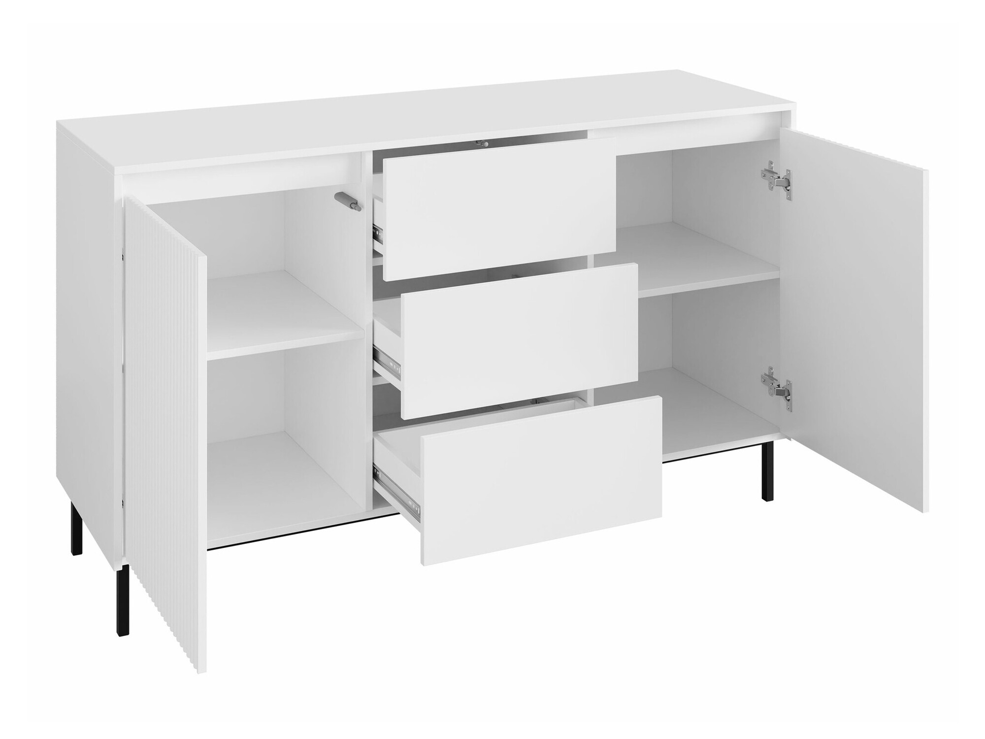 Chest of drawers Comfivo Delruva I (Black)