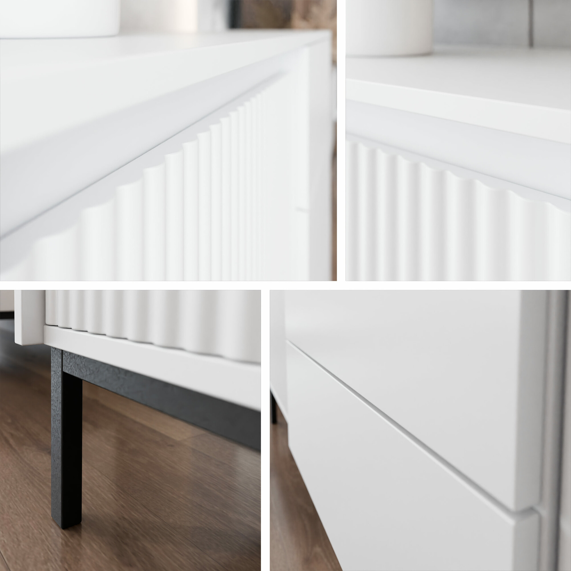 Coffee table Comfivo Delruva (White)