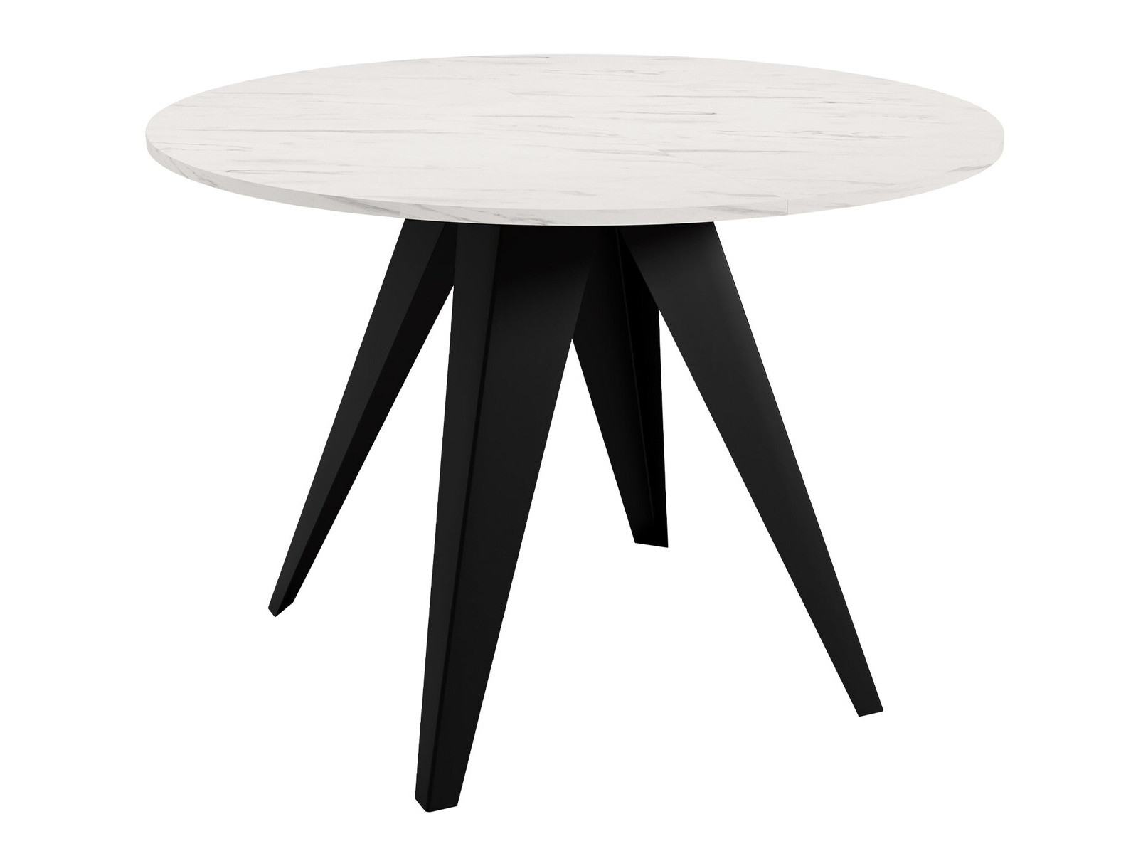 Table Oswego 114 (Black + White marble)