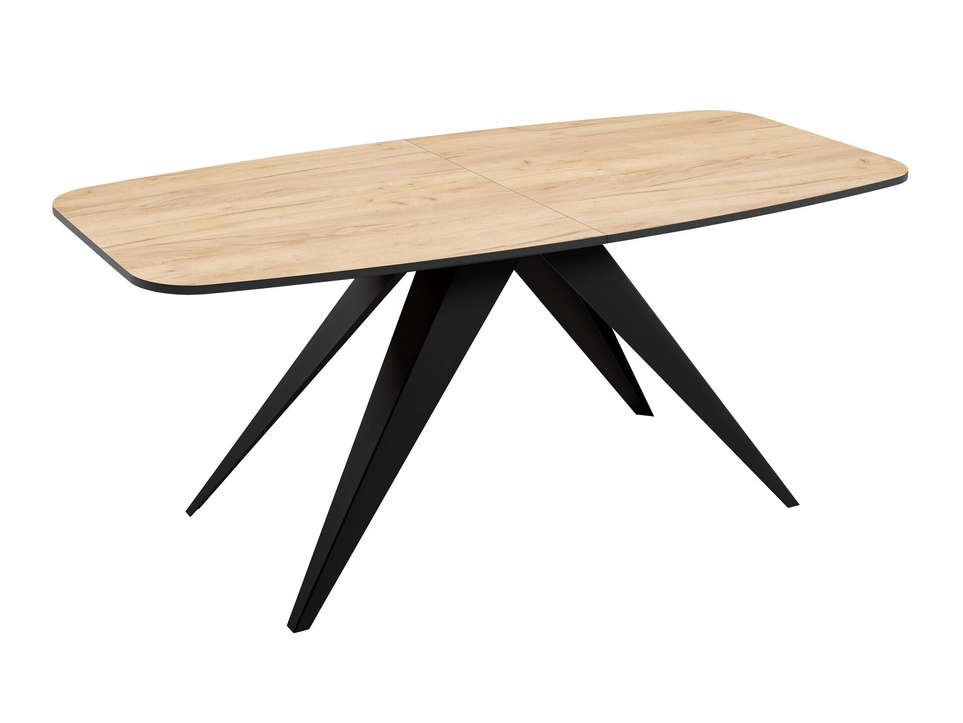 Table Oswego 115 (Black + Craft golden oak)