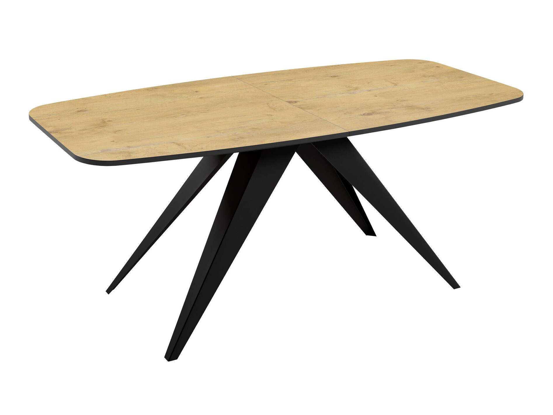 Table Oswego 115 (Black + Lancelot oak)