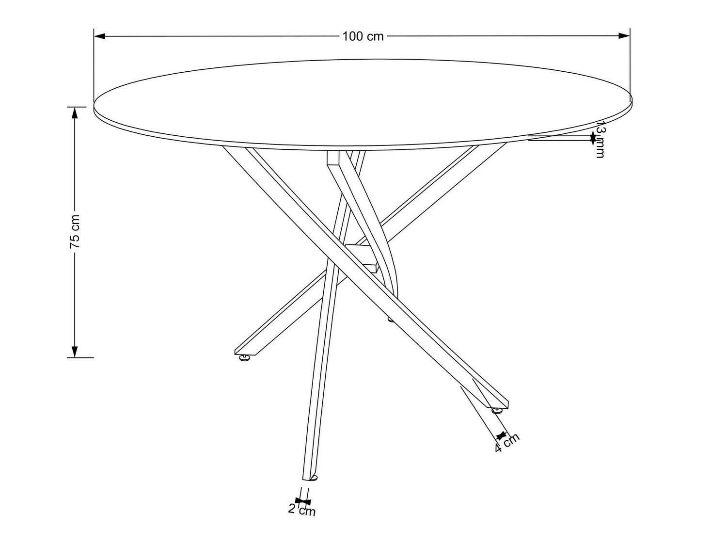 Table Houston 1538 (Silver + White marble)