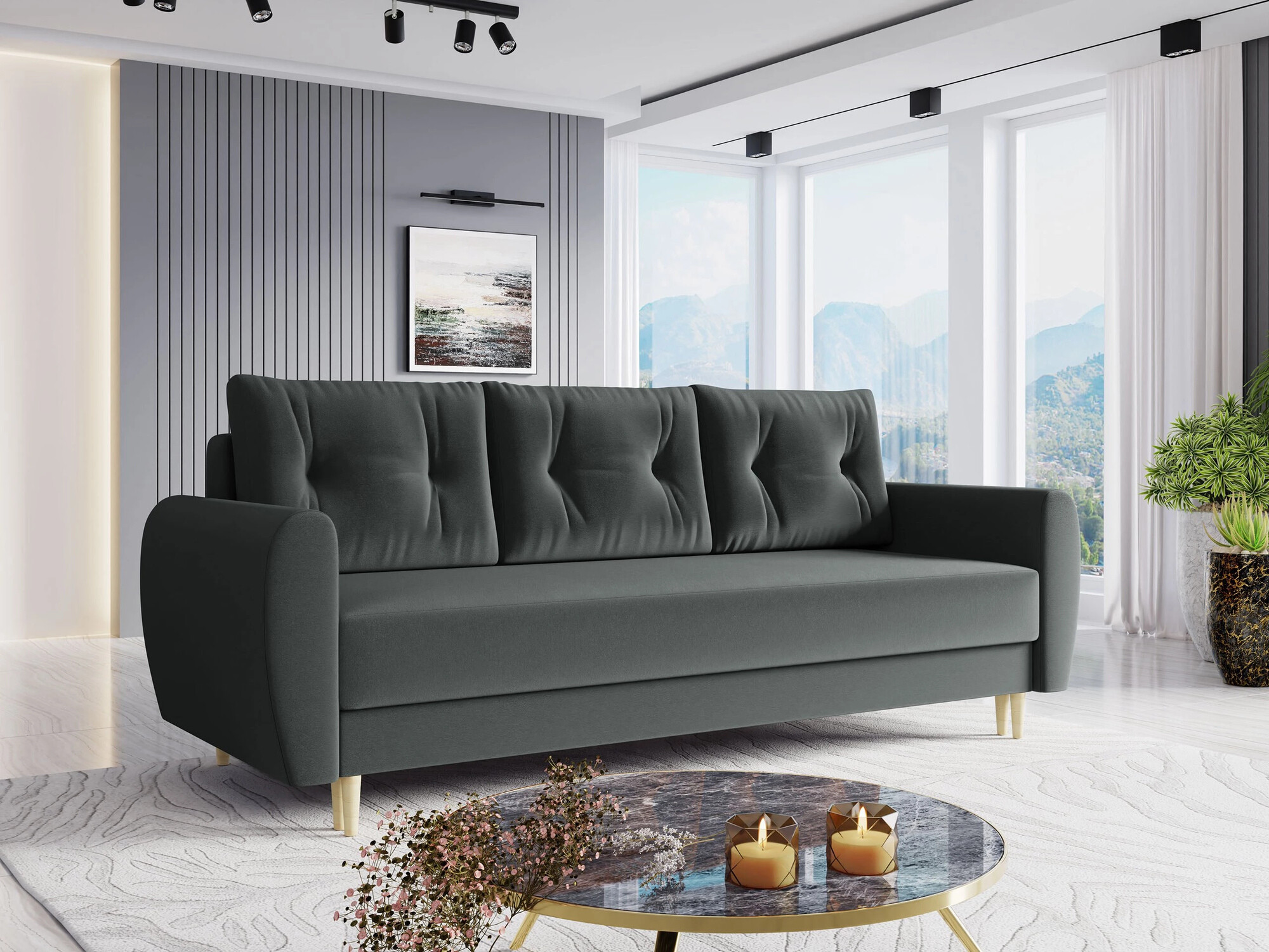 Sofa bed Memphis 143 (Itaka 14)