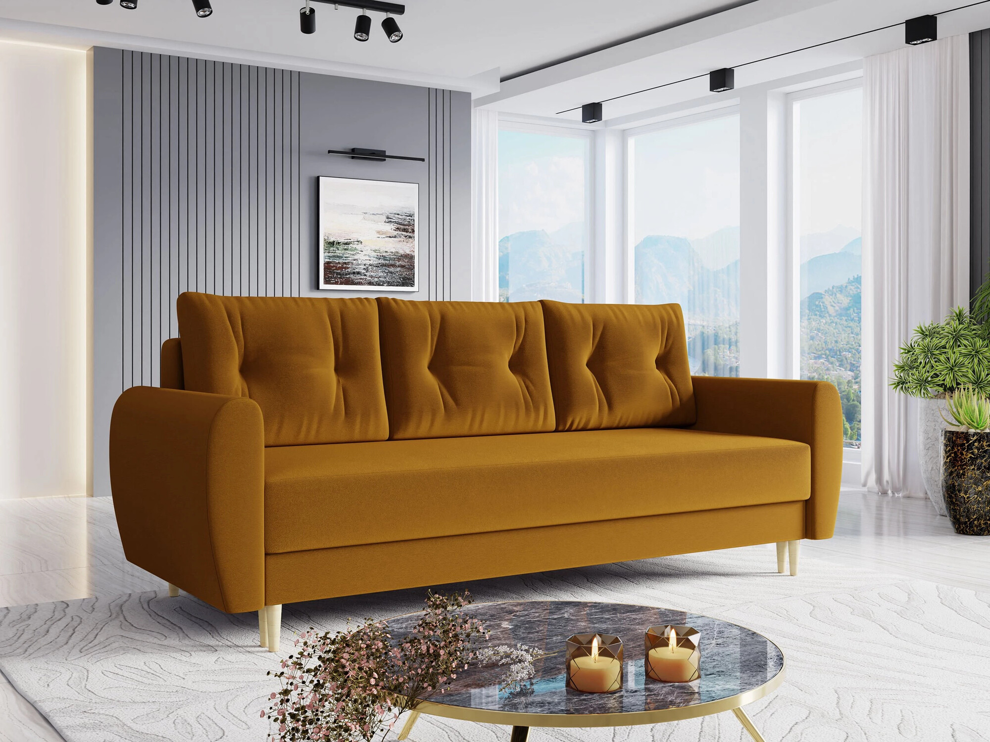 Sofa bed Memphis 143 (Itaka 33)