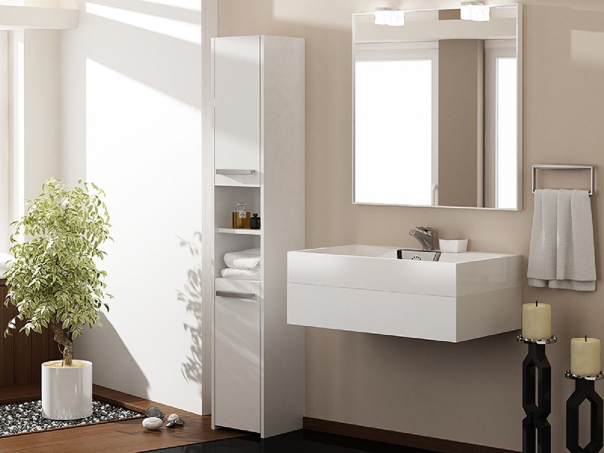 Freestanding bathroom cabinet Mandeville 248 (White)