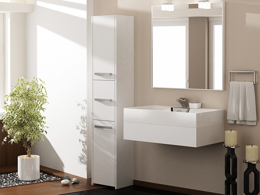 Freestanding bathroom cabinet Mandeville 251 (White)