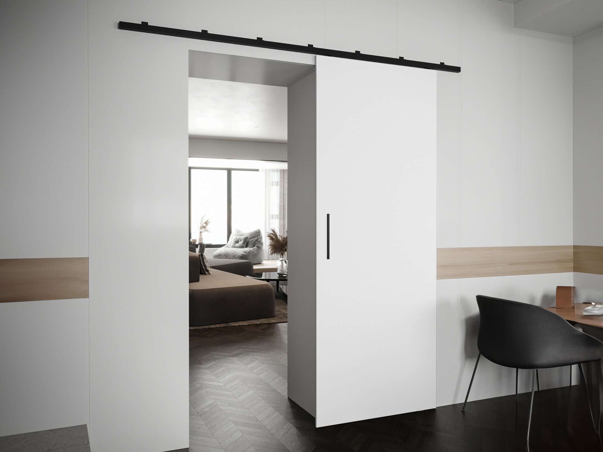 Sliding door Hartford 491 (White)