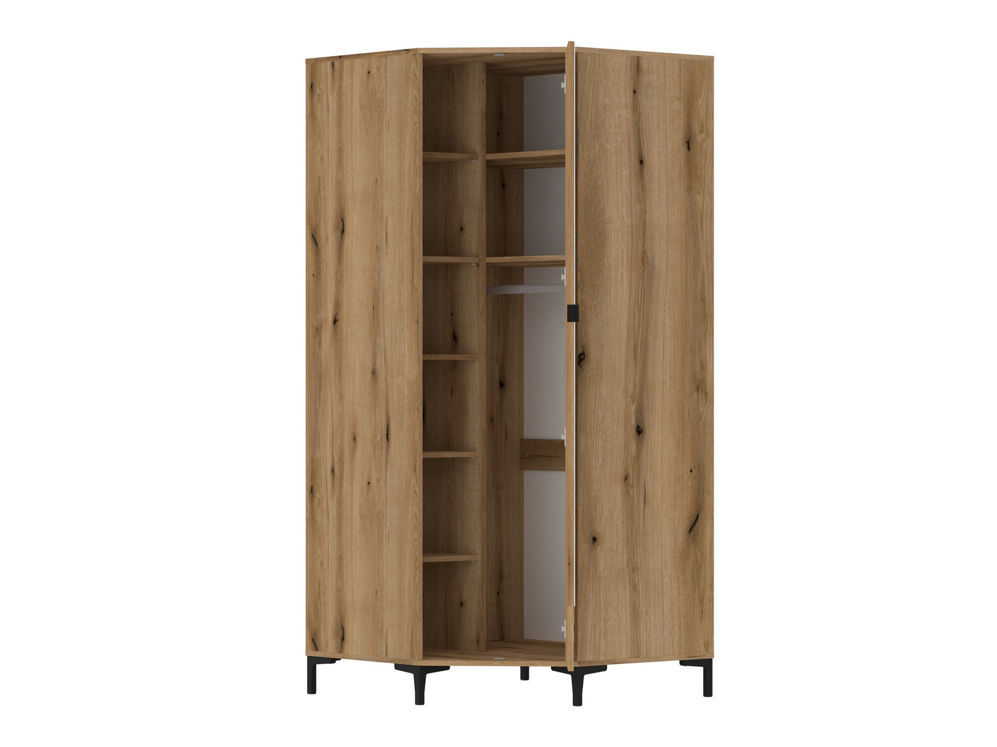 Corner wardrobe Lorcamu 112