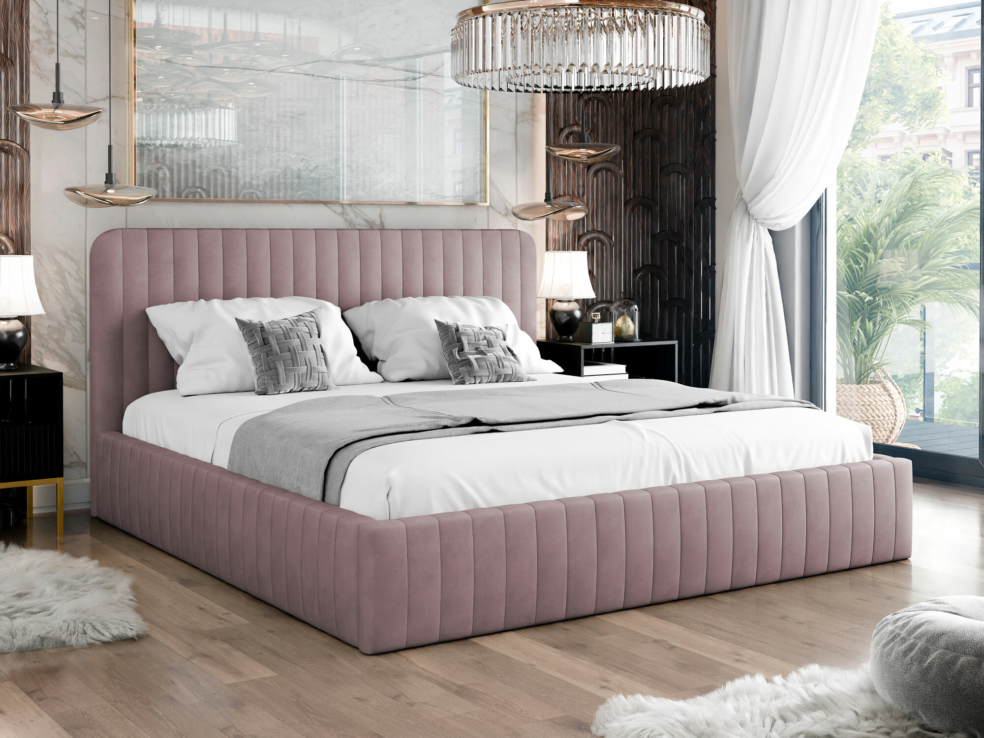 Bed TrendyNest Caprion (Velluto 14)