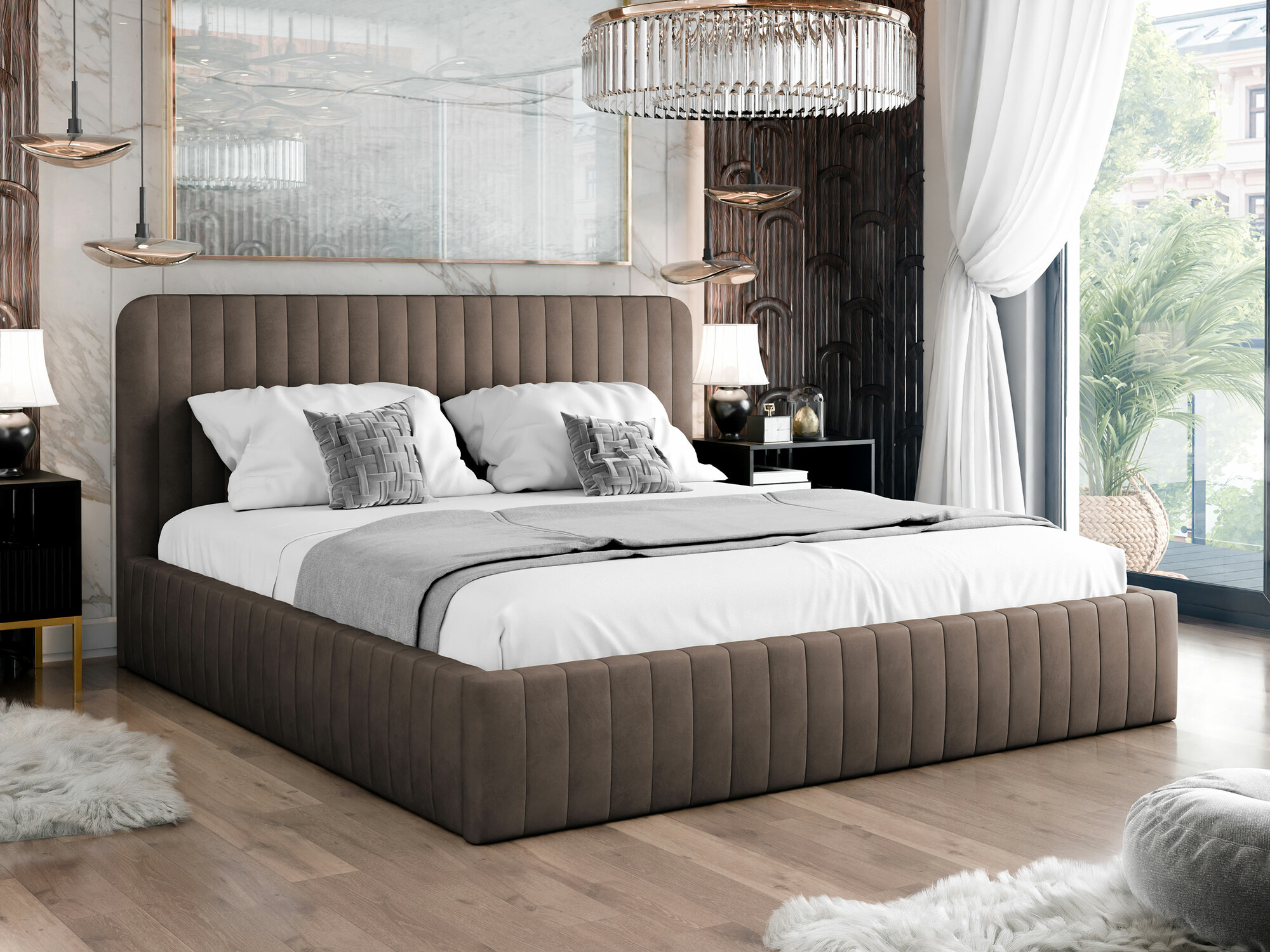 Bed TrendyNest Caprion (Velluto 29)