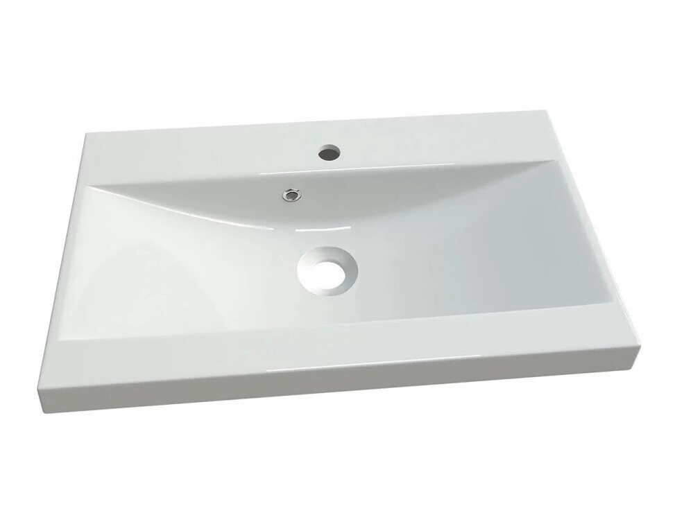 Bathroom set Scientia III (Glossy white + Wotan Oak)