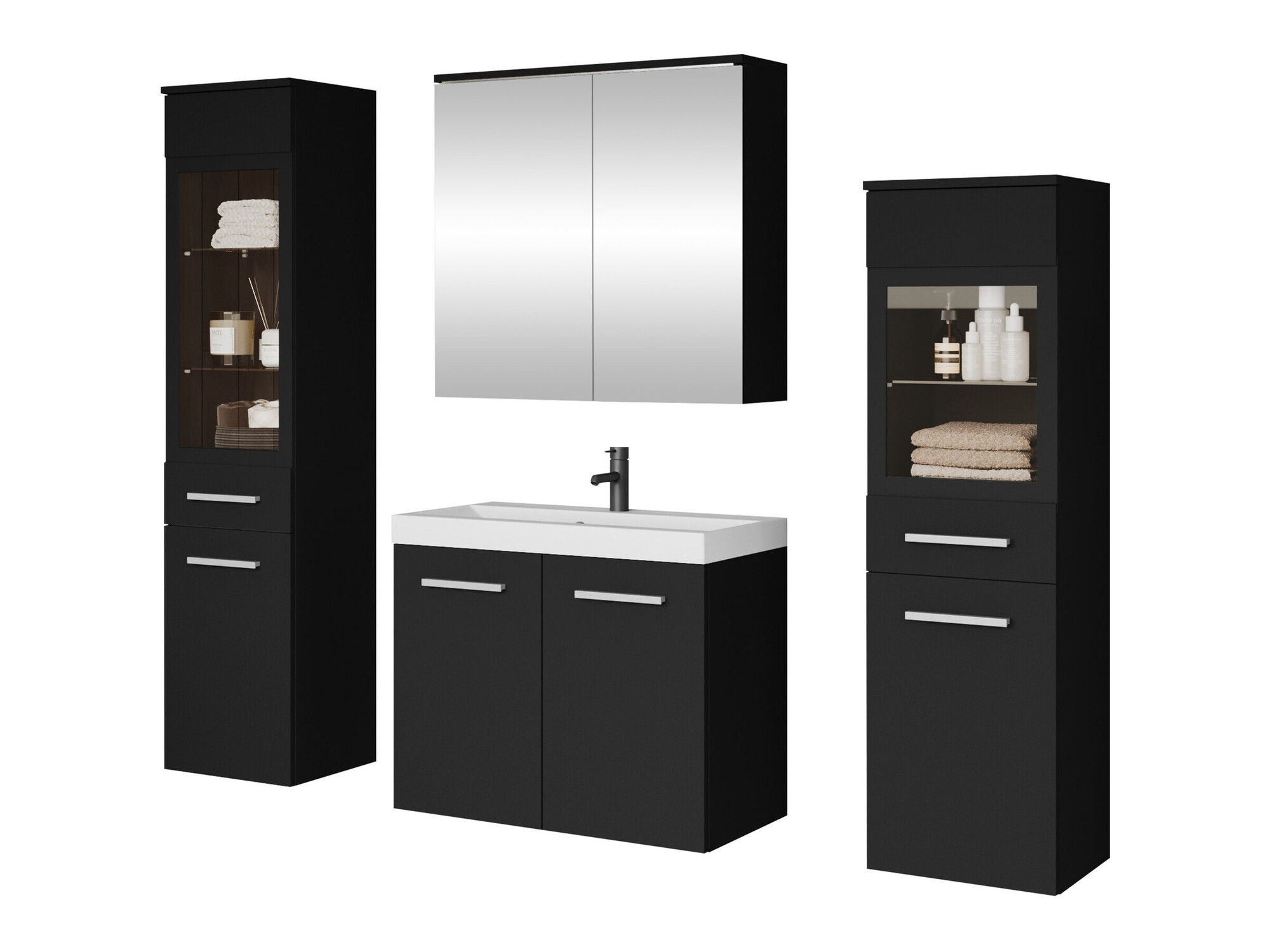 Bathroom set Scientia III (Graphite)