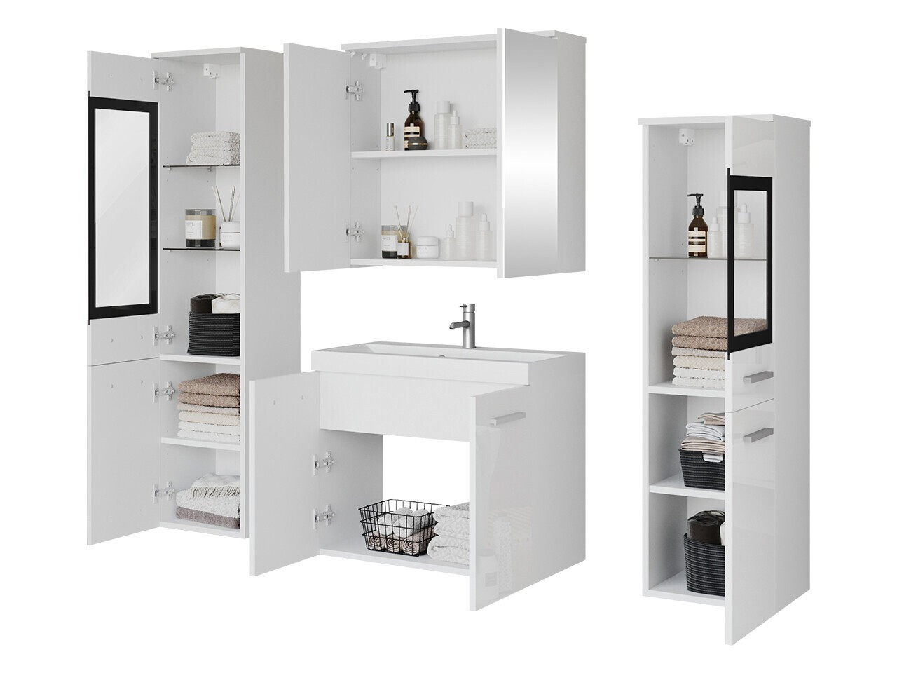 Bathroom set Scientia III (Graphite)