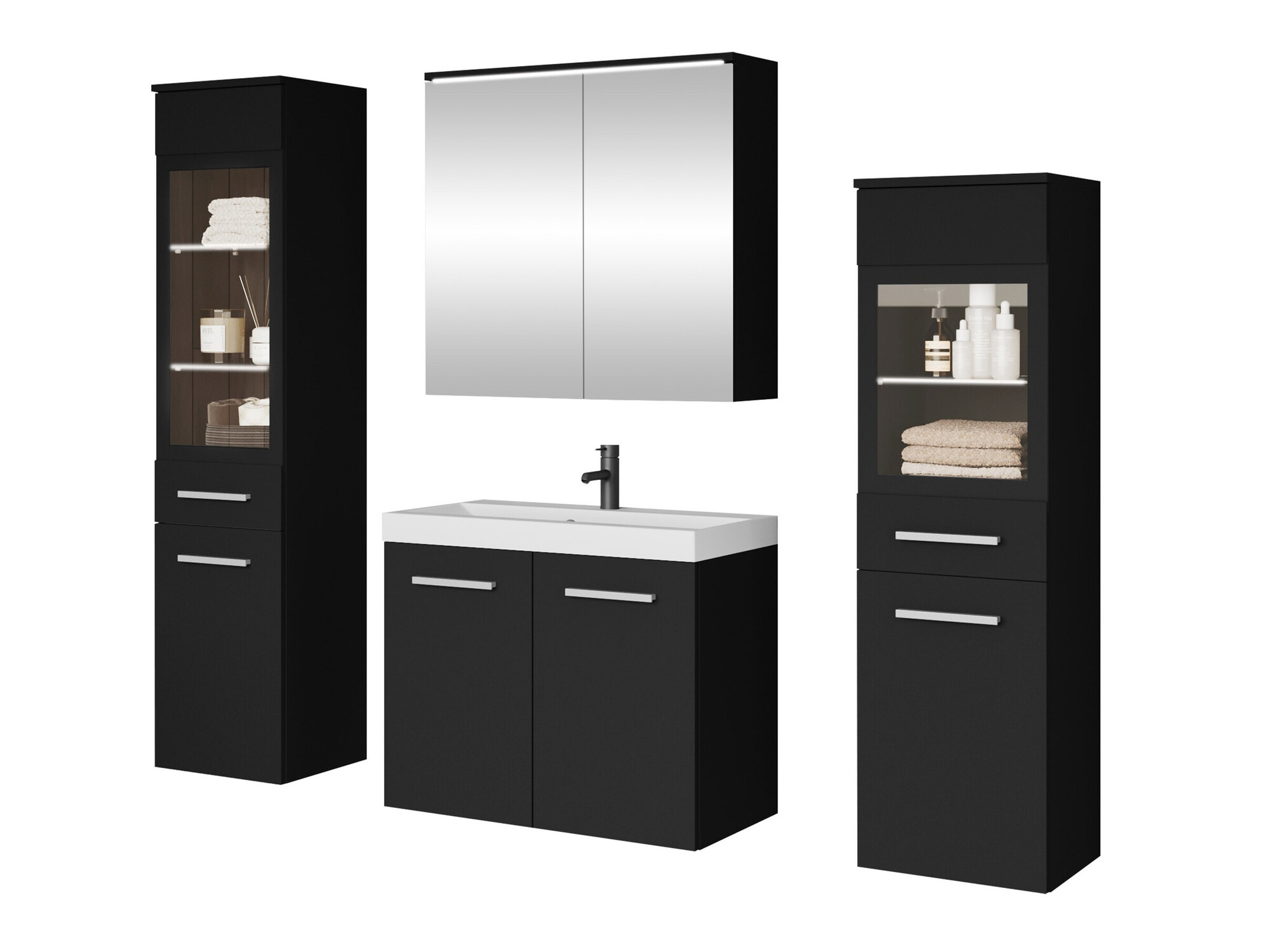 Bathroom set Scientia III (Graphite)