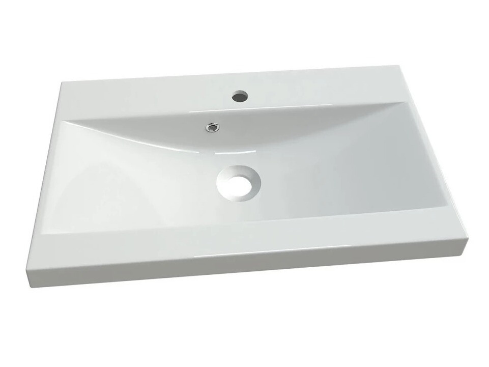 Bathroom set Scientia III (Gloss grey + Chestnut)