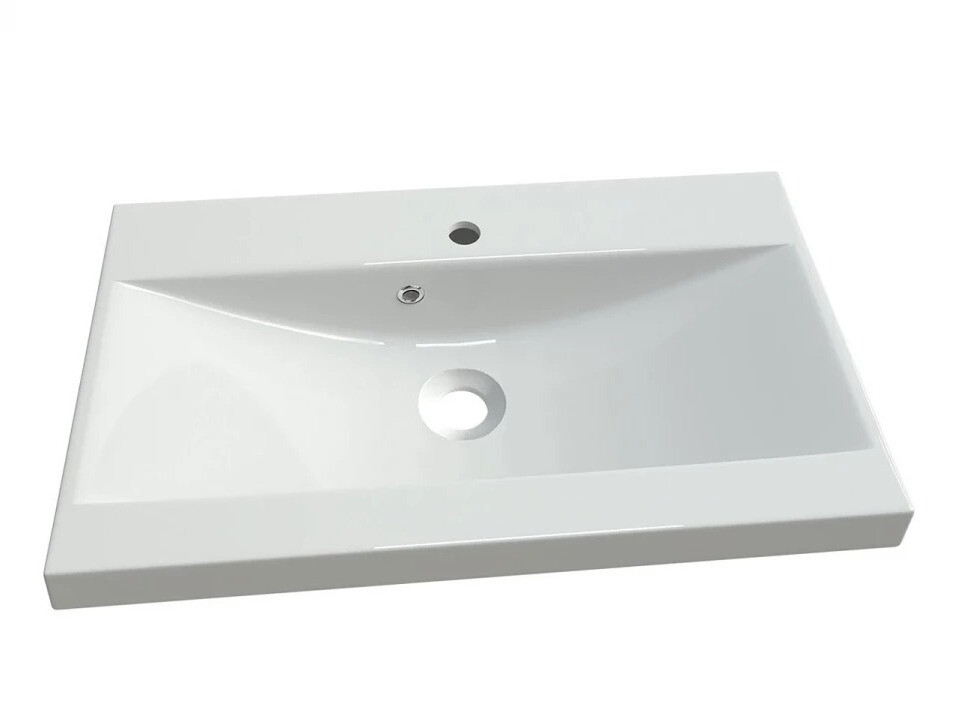 Bathroom set Scientia III (Glossy white + Matera grey)