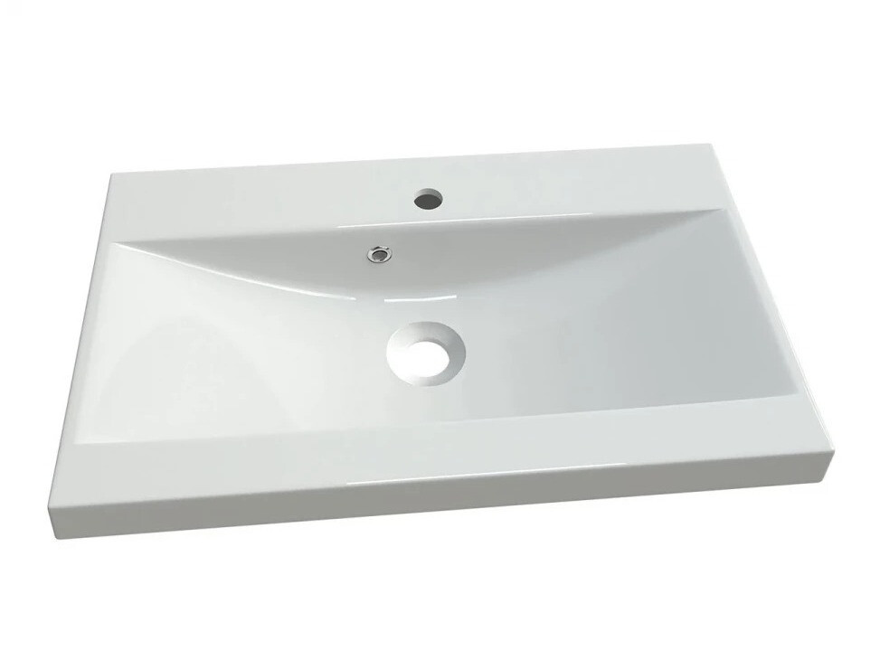 Bathroom set Scientia III (Glossy white + Matera grey)