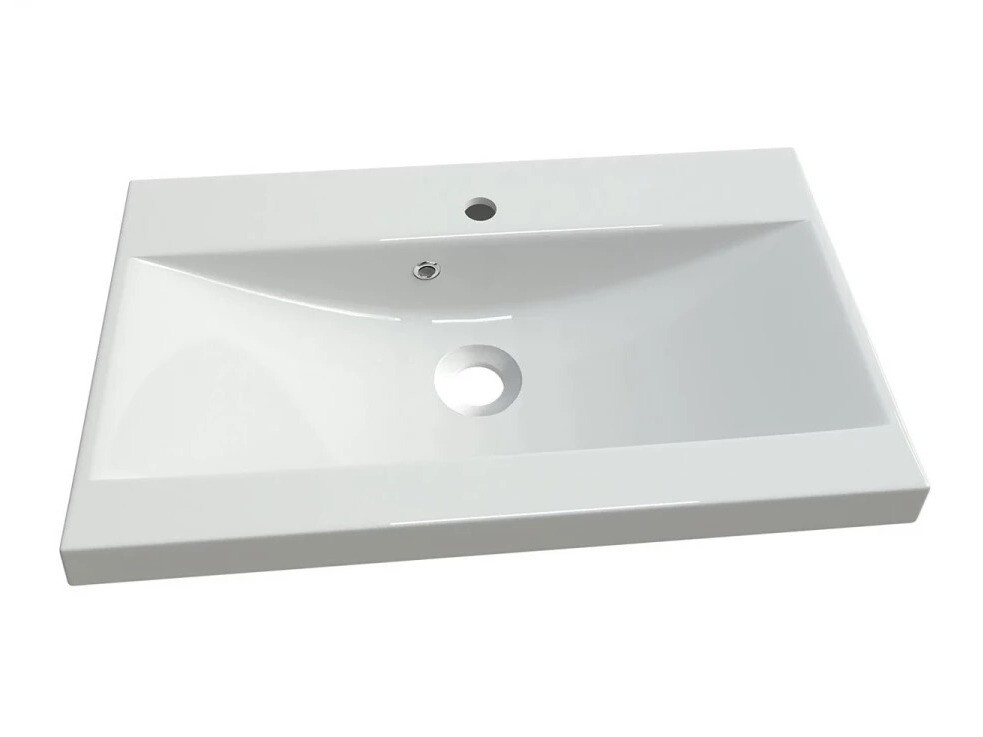 Bathroom set Scientia III (Glossy white + White)