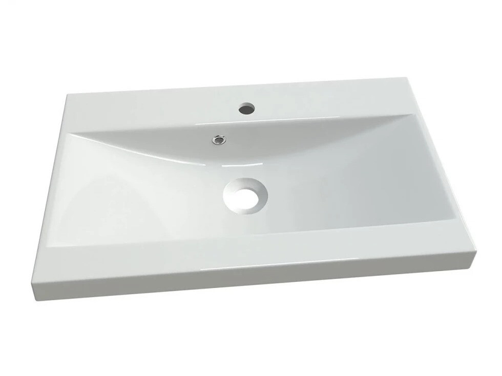 Bathroom set Scientia III (Glossy white + White)