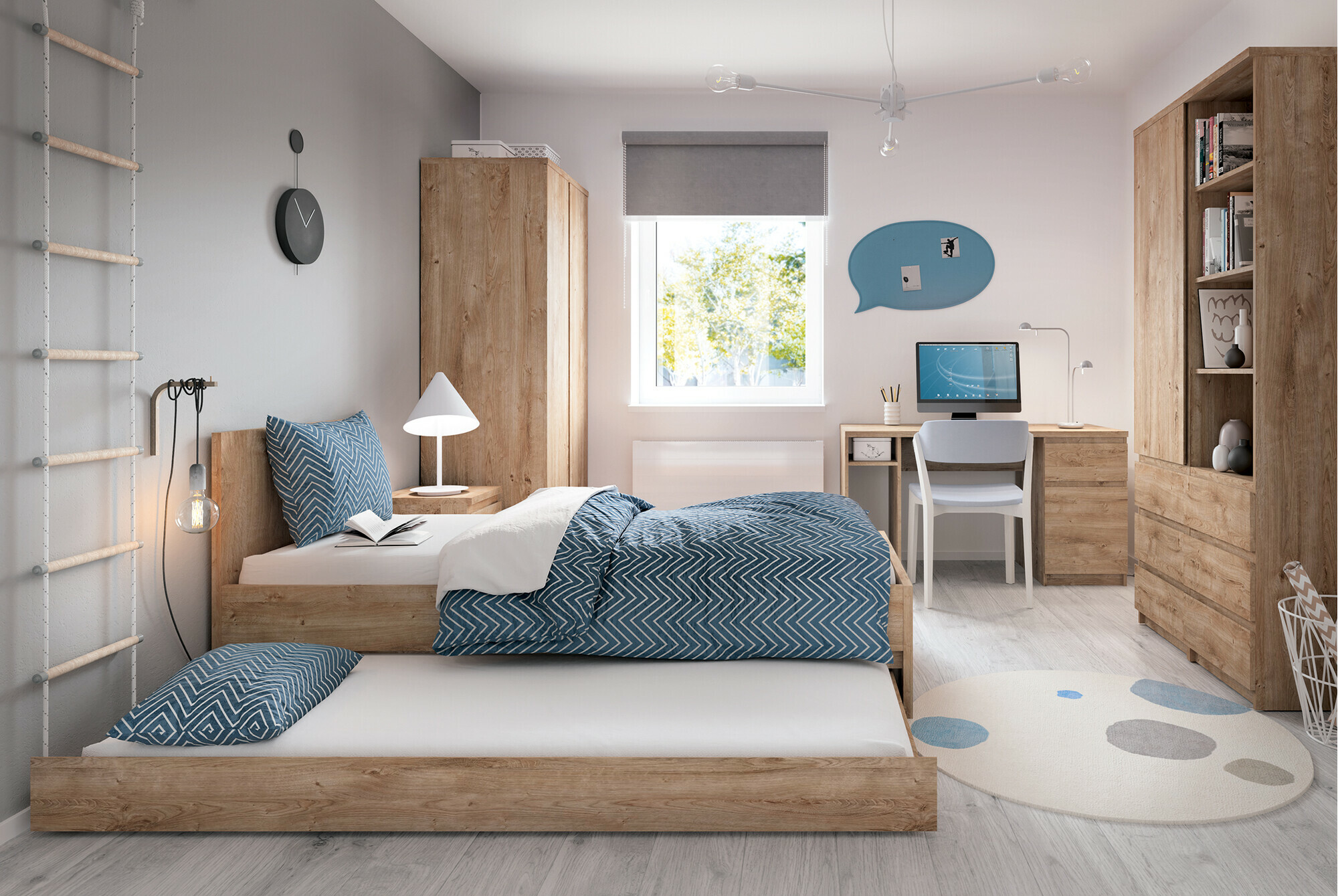 Bed Merfere 107 (Oak)