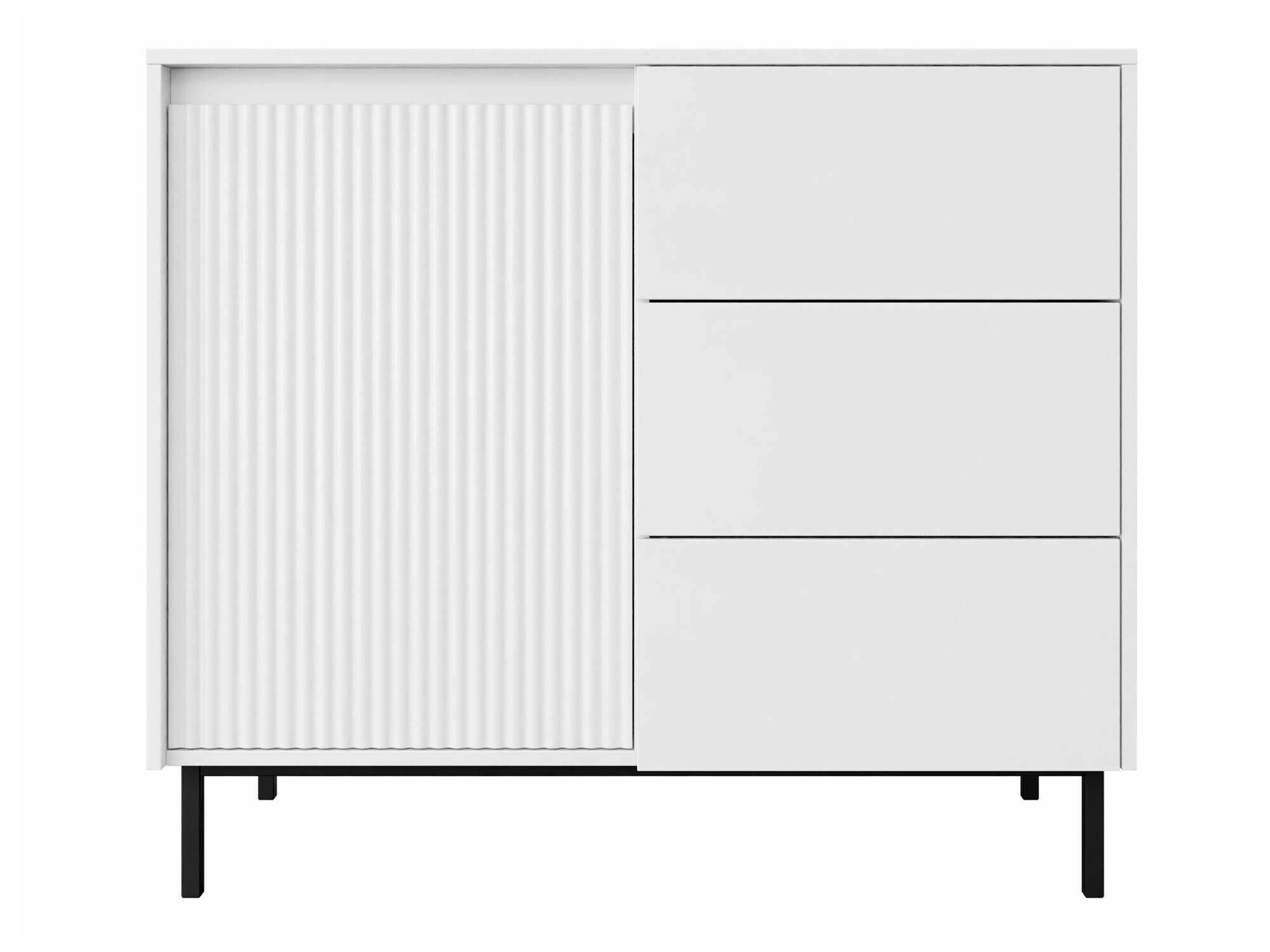 Chest of drawers Comfivo Delruva 100 (White)