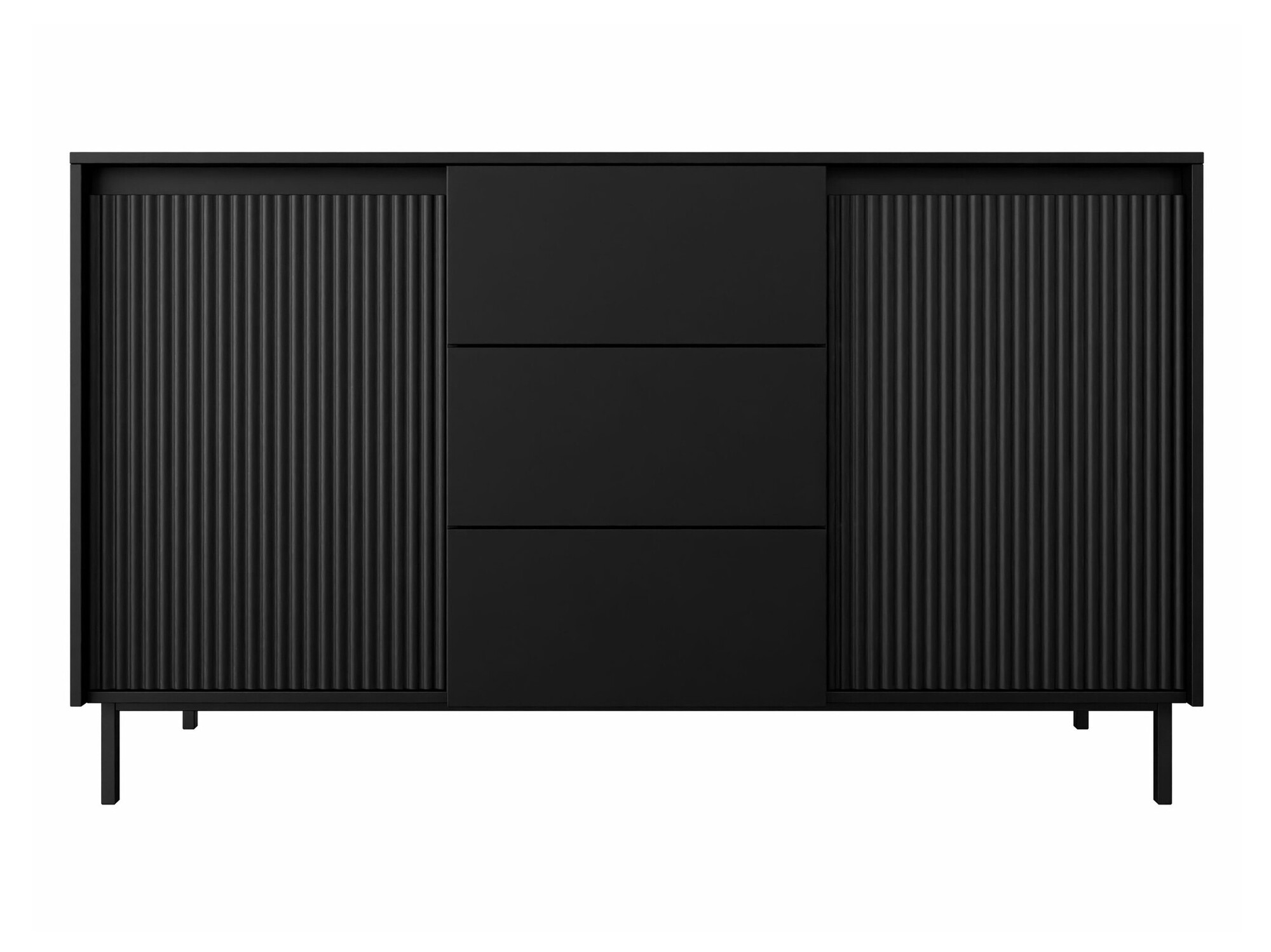 Chest of drawers Comfivo Delruva I (Black)